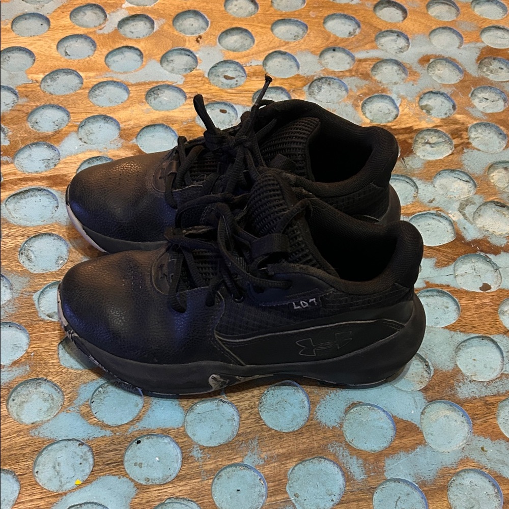 Under Armour Kids Black Athletic Sneakers